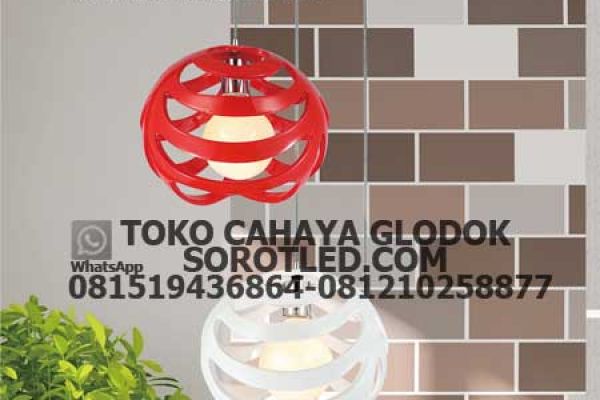 lampu gantung minimalis retro