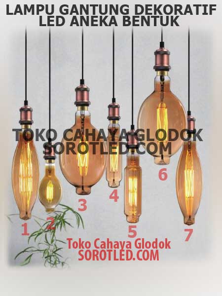 Bohlam untuk Lampu Gantung Dekoratif LED