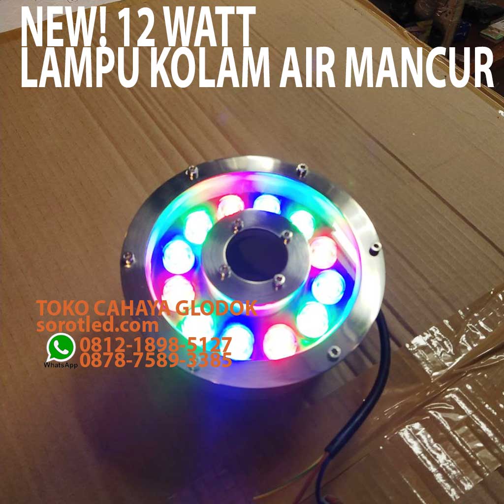 lampu dekorasi kolam