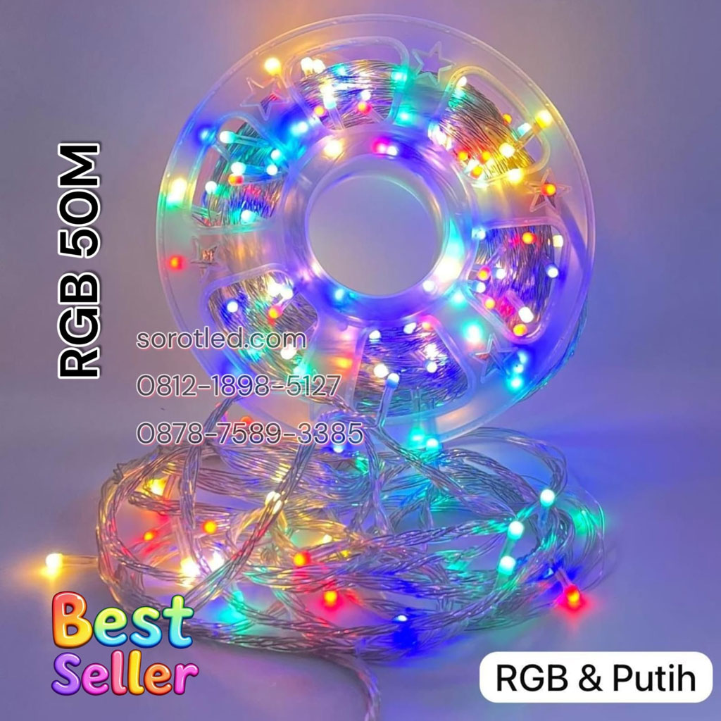 lampu dekorasi natal rgb