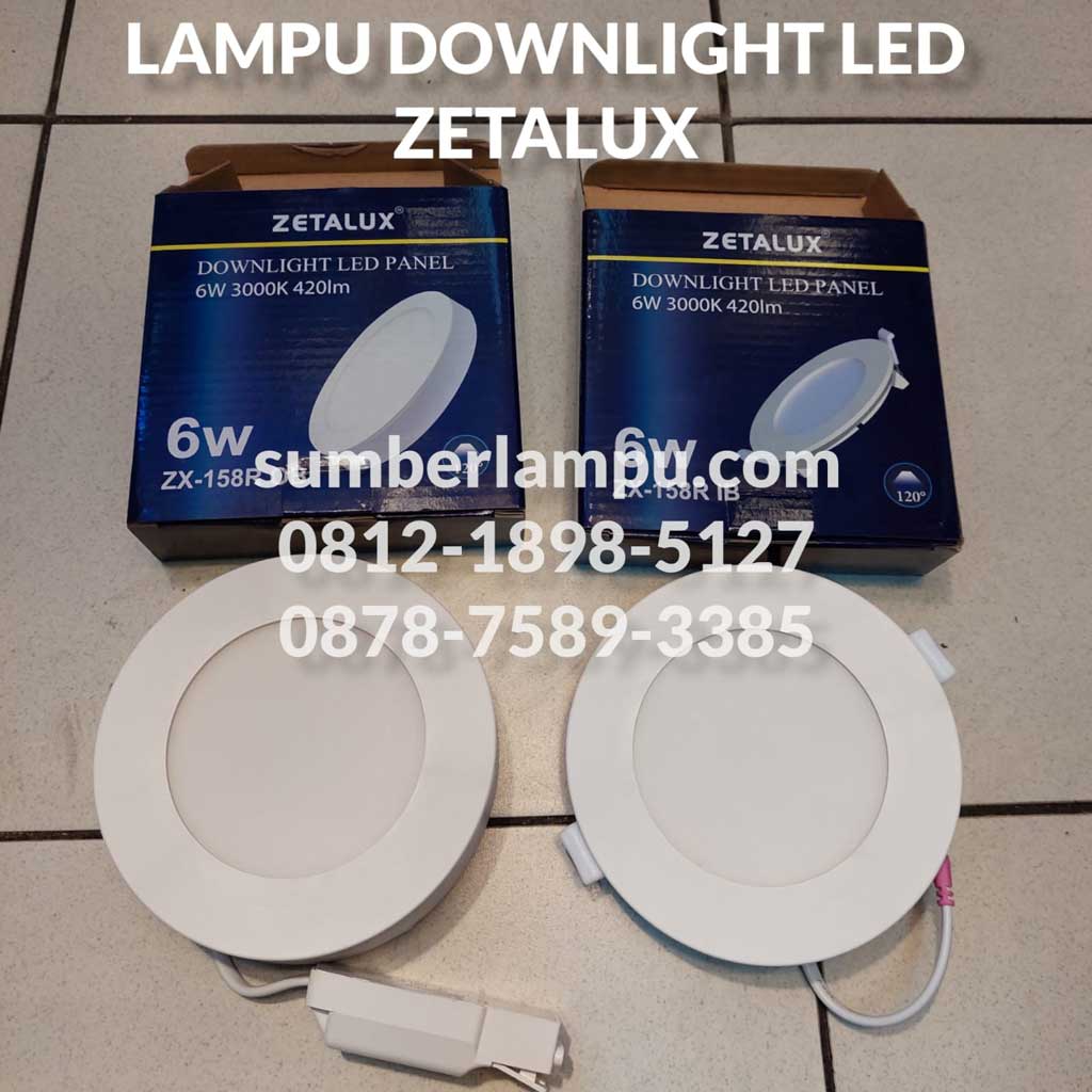 lampu downlight zetalux