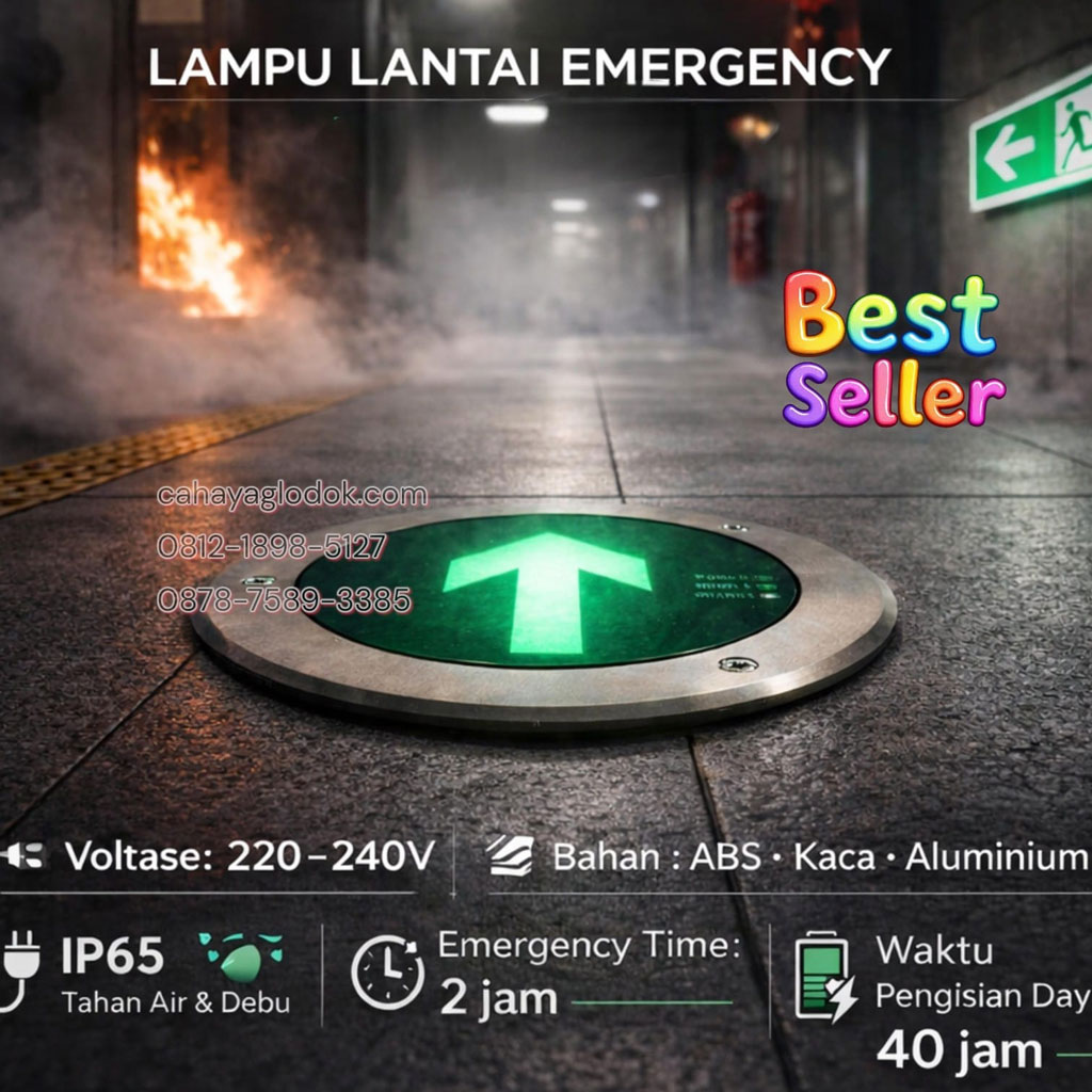 lampu exit tangga outdoor