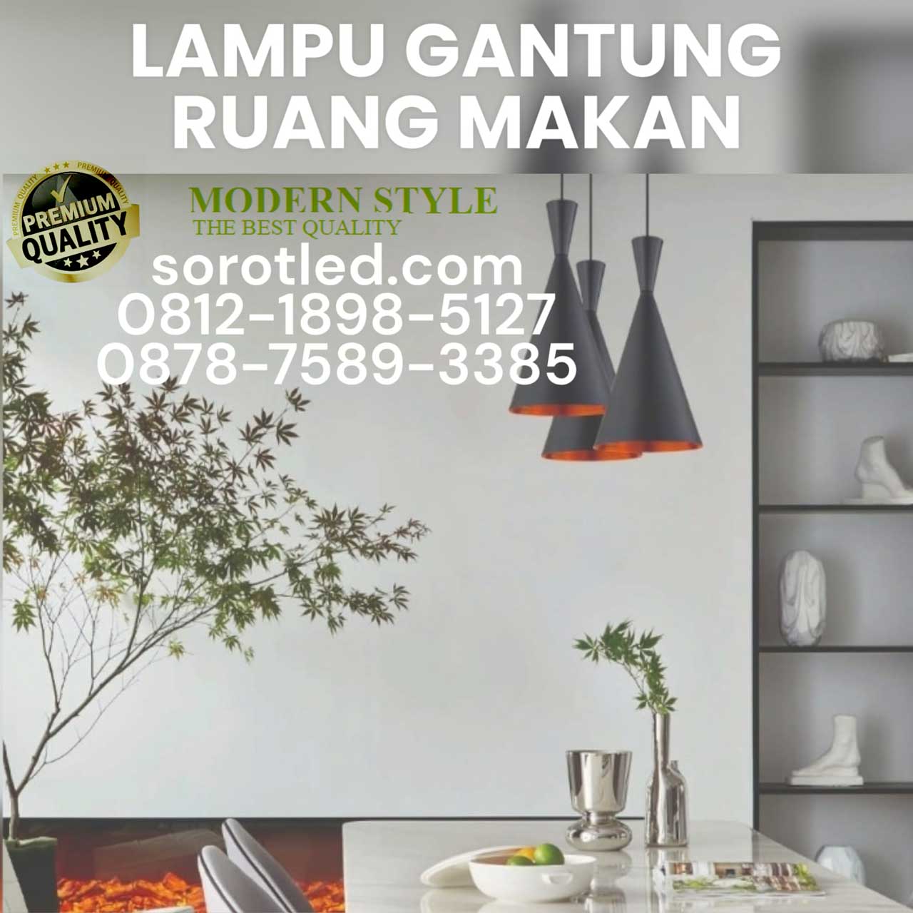 lampu gantung ruang makan