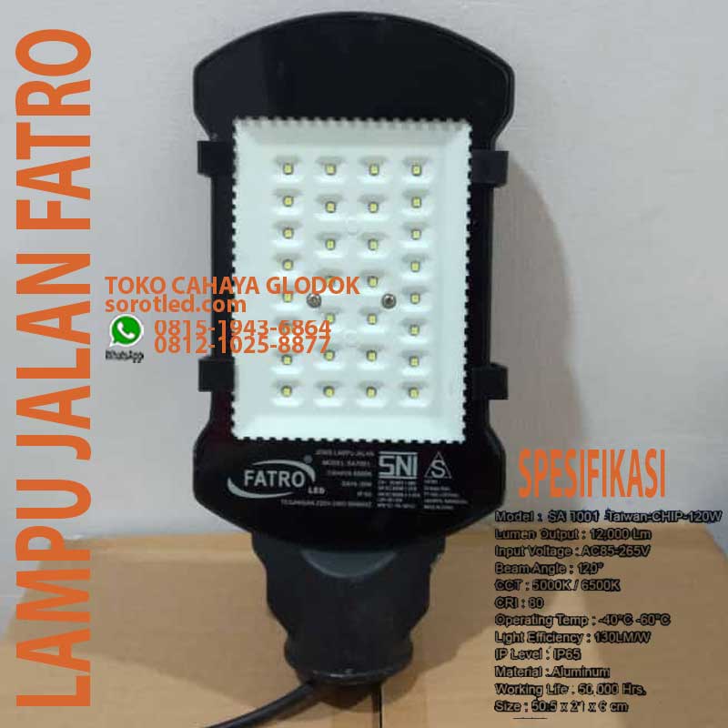 lampu jalan fatro 120w