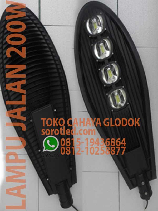 lampu jalan led 200watt