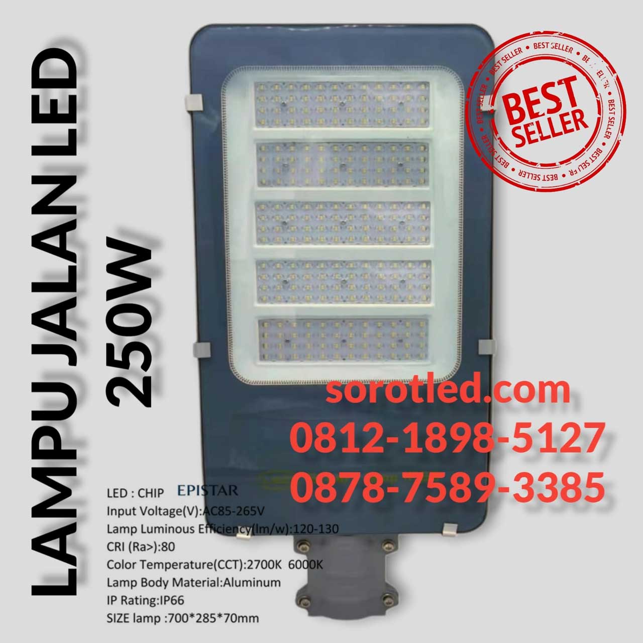 lampu jalan led 250w