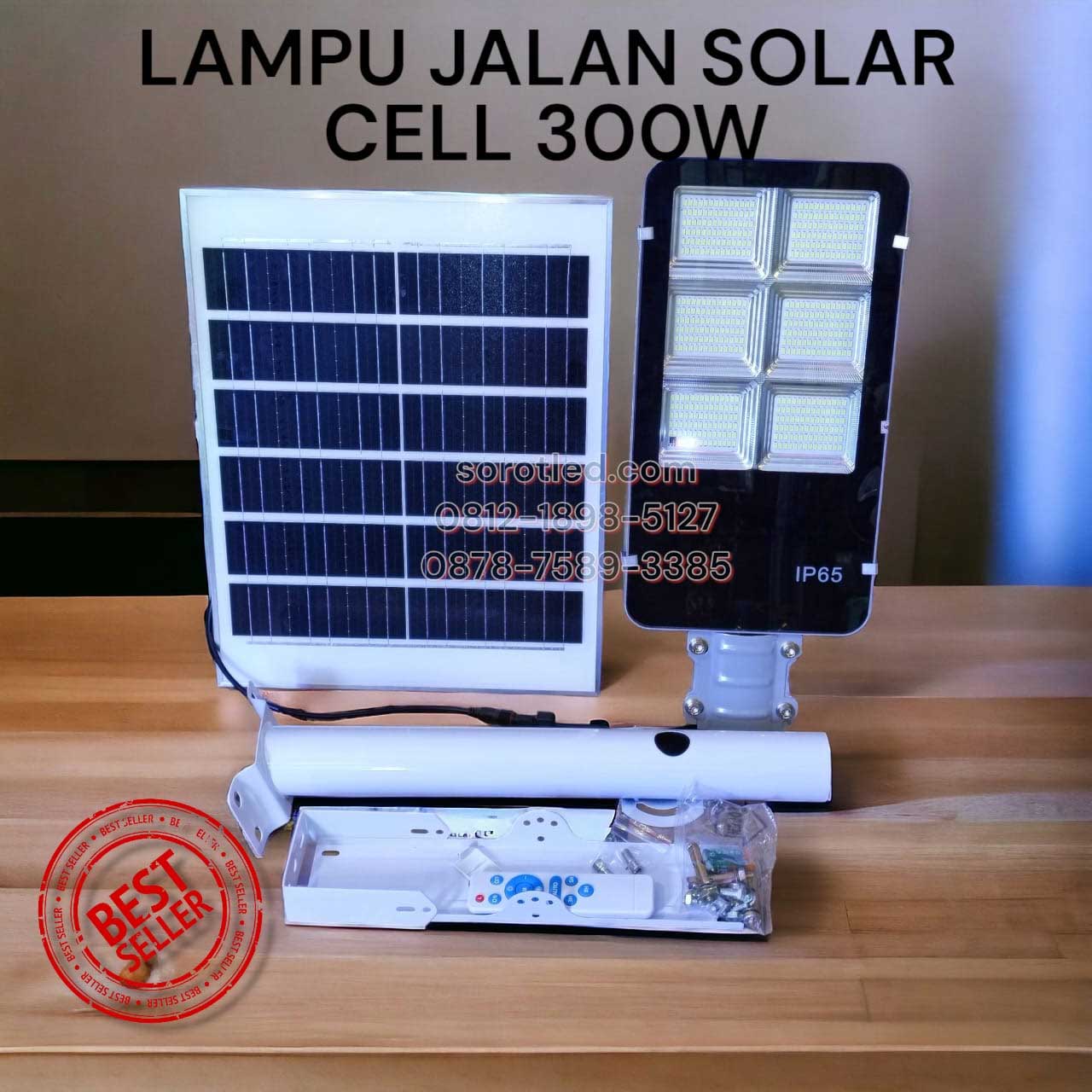 lampu jalan solar 300w