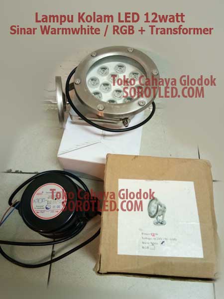 lampu underwater 12watt led