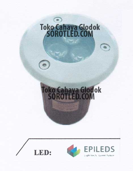 Lampu Lantai LED 3x1watt Chip EPILEDS