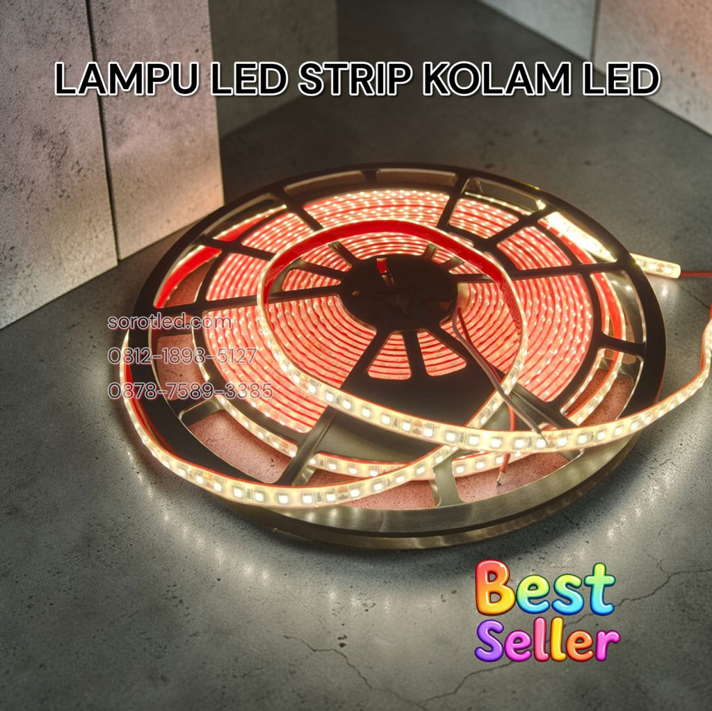 lampu led strip kolam