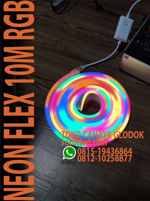 lampu neon flex 10m