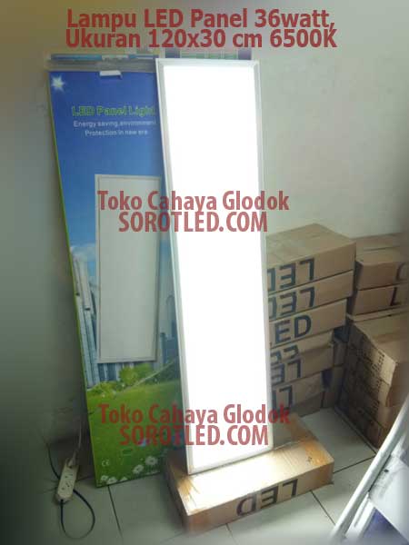 Lampu Panel 30x120cm 36watt Ekonomis