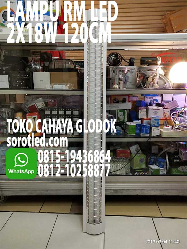 lampu rm 2x18w led