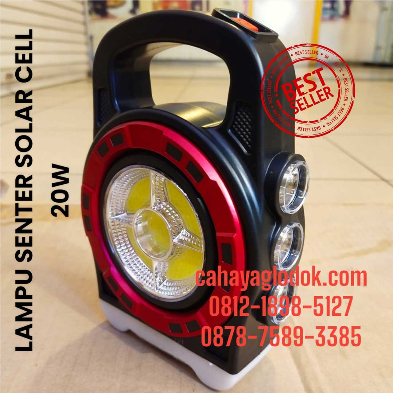 lampu senter solar cell