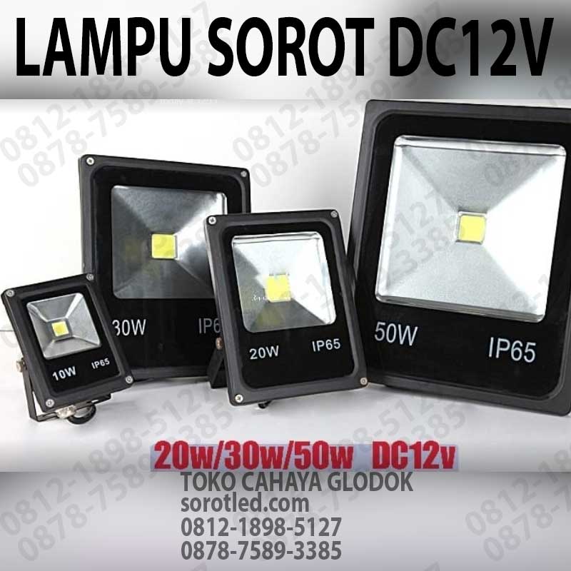 lampu sorot 12v dc