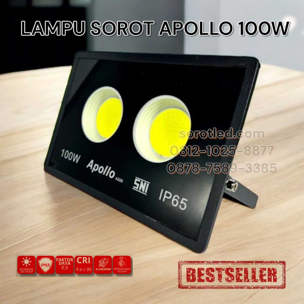 lampu sorot apollo 100w