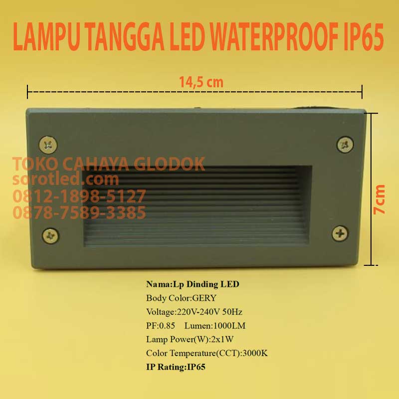 lampu sorot dinding tangga