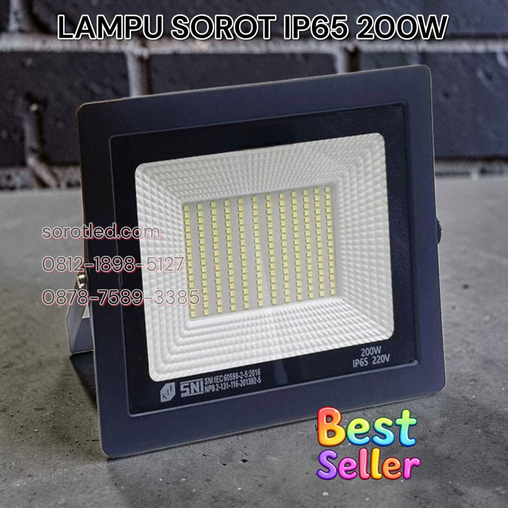 lampu sorot ip65 200w