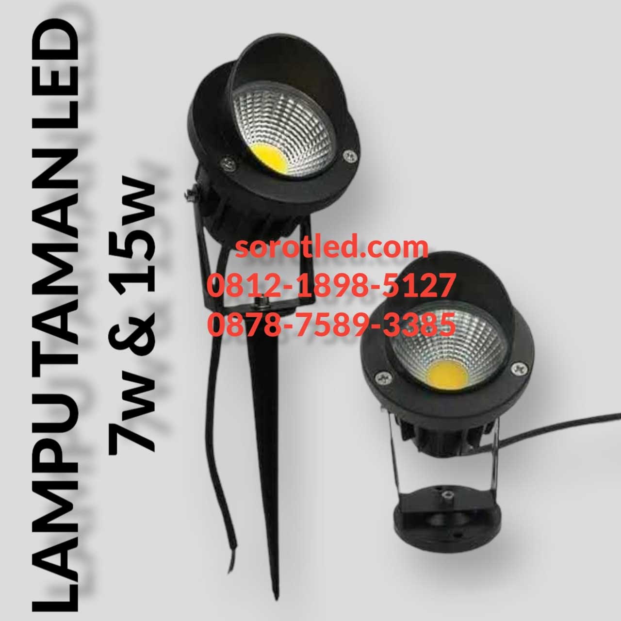 lampu sorot taman 15w