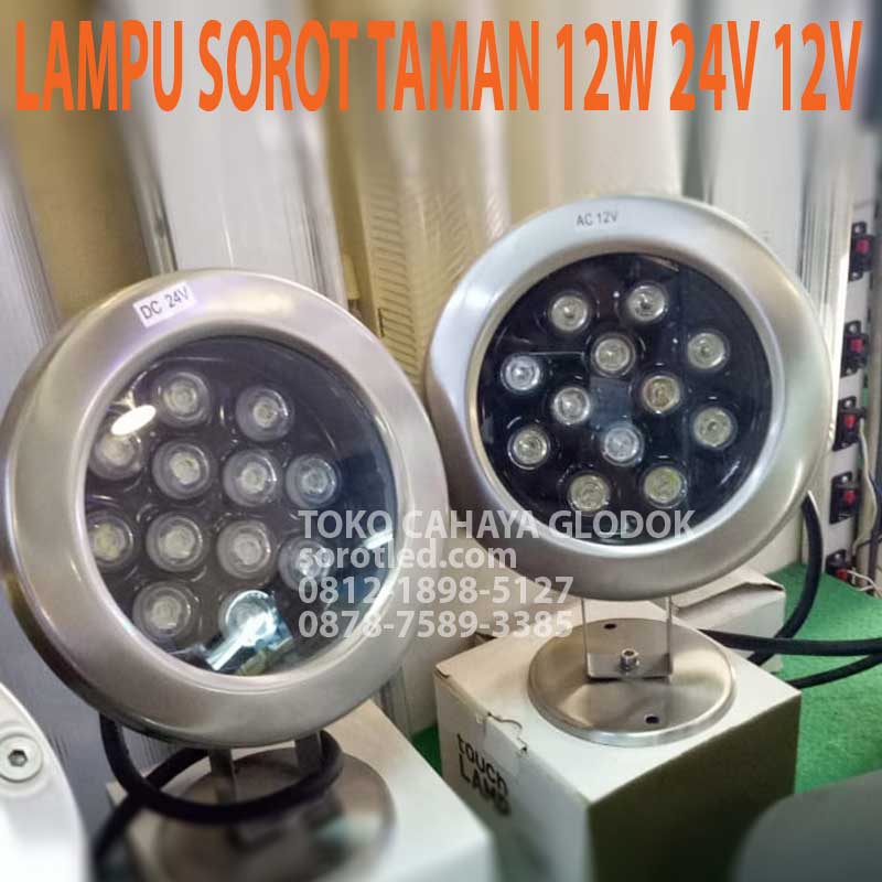 lampu sorot taman 24v
