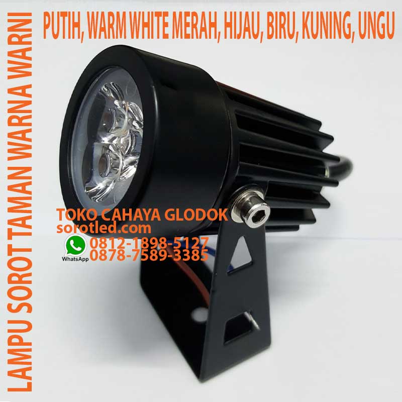 lampu taman warna warni
