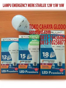 lampu emergency merk starlux