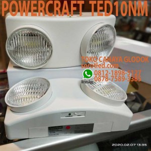 lampu emergency powercraft ted10nm