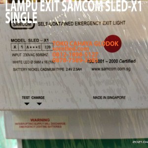 lampu exit samcom sled-x1