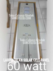 Lampu Jalan PLTS 30w 40w 60w Solar Cell