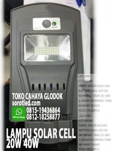 lampu jalan solarcell 40w