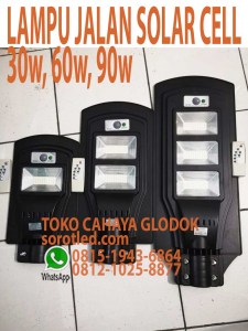 lampu jalan solarcell 60w
