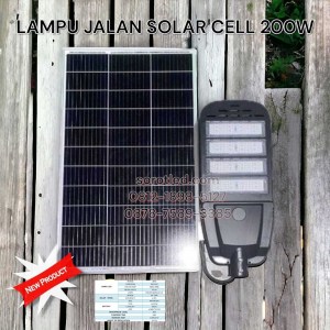 lampu jalan tenaga surya 200w