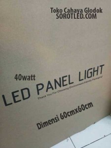 Lampu Panel 600x600 40watt Super Slim