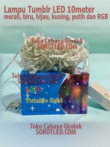 Lampu Natal LED 10meter Warna Warni