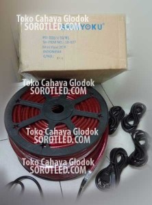 Lampu Selang Dekorasi Shinyoku Warna Merah 100meter