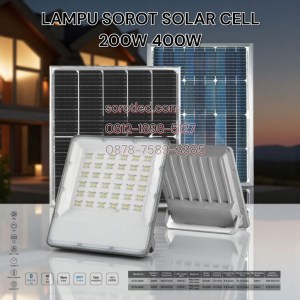 lampu sorot solar 200w