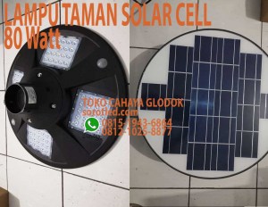 lampu taman panel surya