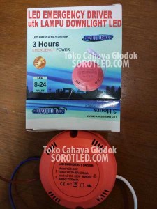 LED Emergency Driver untuk Lampu Downlight