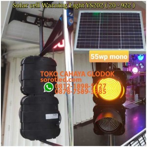 warning light solar cell